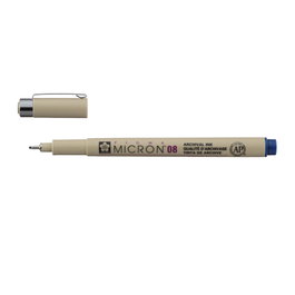 Sakura Pigma Micron 08 - 0.50 mm - Bleu Royal